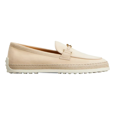 TODS Tod's Suede Loafers Sand