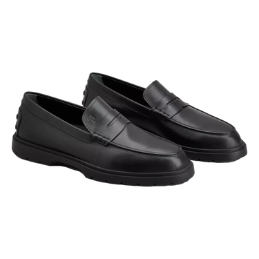 TODS Tods Loafers Leather Black