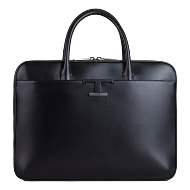 TODS Tods Timeless Slim Briefcase in Leather Medium