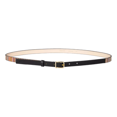 PAUL SMITH Paul Smith Women's Leather 'Signature Stripe' Belt