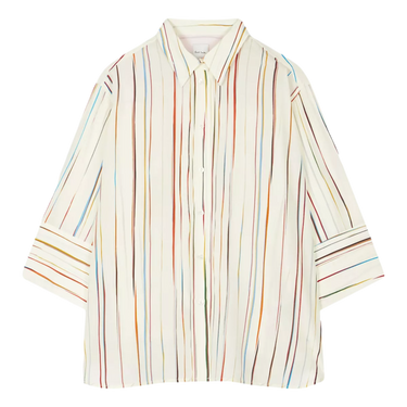 PAUL SMITH Paul Smith Signature Stripe Silk Shirt - Multicolour