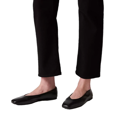 PAUL SMITH Paul Smith Leather 'Topanga' Ballet Flats Black