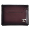 TODS Tods credit card holder in leather brown