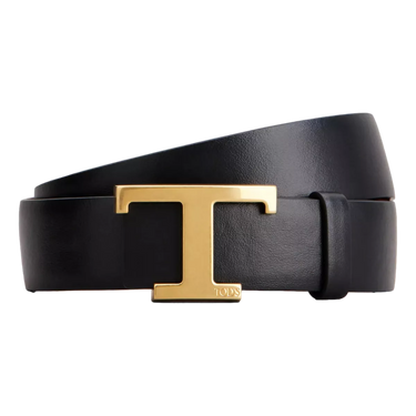 TODS Tod's Reversible Belt Leather - Black/Red