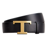 TODS Tod's Reversible Belt Leather - Black/Red