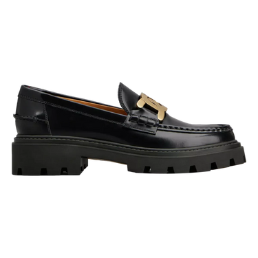 TODS Tod's Kate Loafers in Leather Black