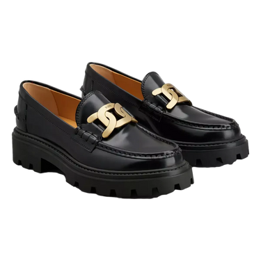 TODS Tod's Kate Loafers in Leather Black