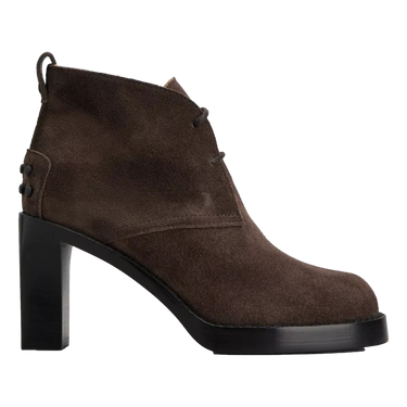 TODS Tod's Suede Ankle Boots - Brown