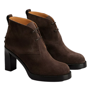 TODS Tod's Suede Ankle Boots - Brown