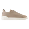 ZEGNA Zegna Triple Stitch Sneaker Taupe