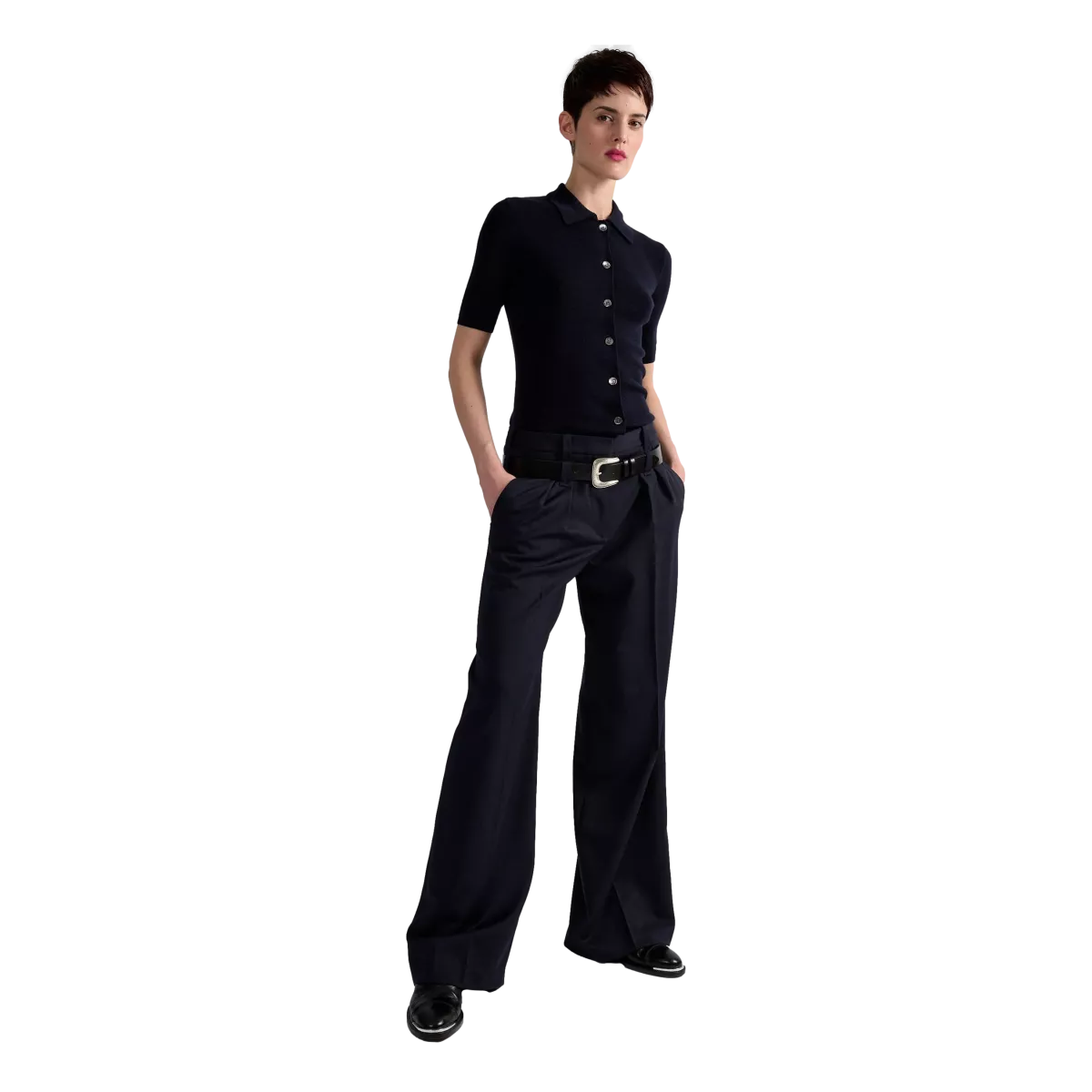 BARBARA BUI Barbara Bui Polo Sweater Knitted - Navy