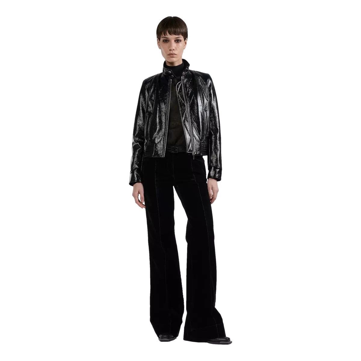 BARBARA BUI Barbara Bui Naplack Biker Jacket - Black