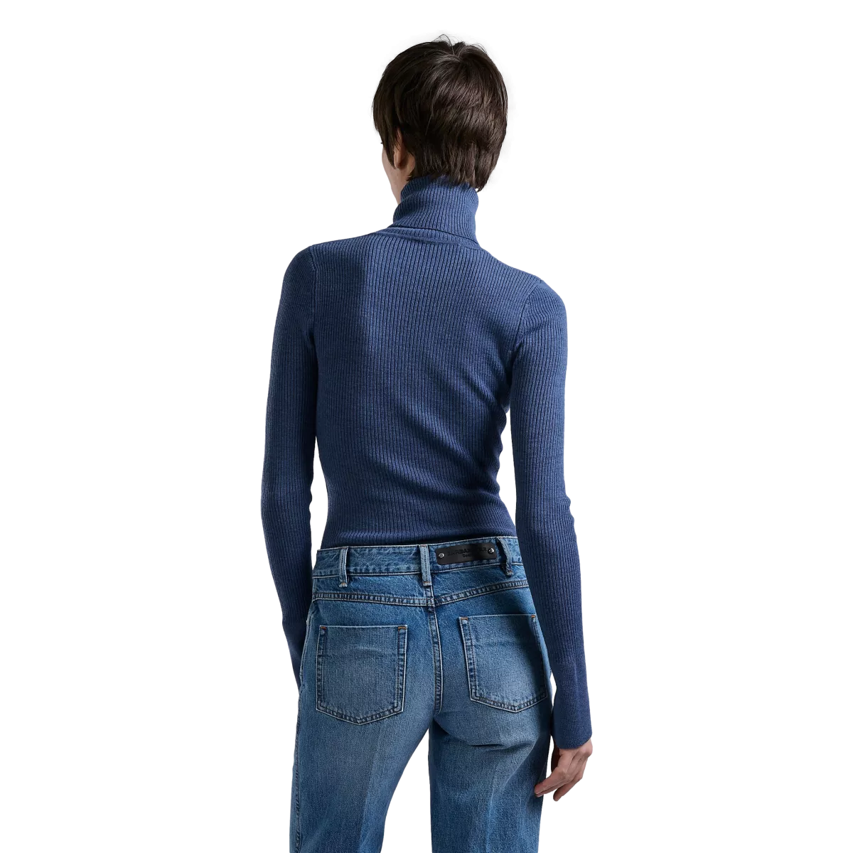 BARBARA BUI Barbara Bui Merino Wool Turtleneck Sweater - Blue