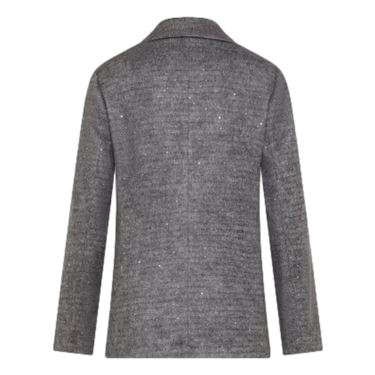 SEVENTY Seventy Sequin Blazer - Grijs
