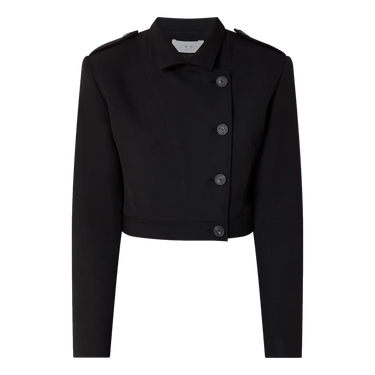IRO IRO Cropped Blazer Jacket Zwart - Sisera Laren