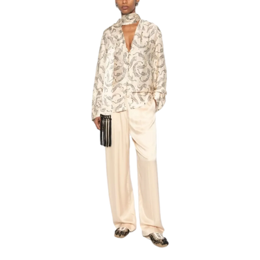 FORTE_FORTE Forte_Forte Blouse- Ecru Combi