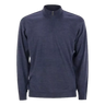 FEDELI Fedeli Wool Half Zip Sweater Navy Blue