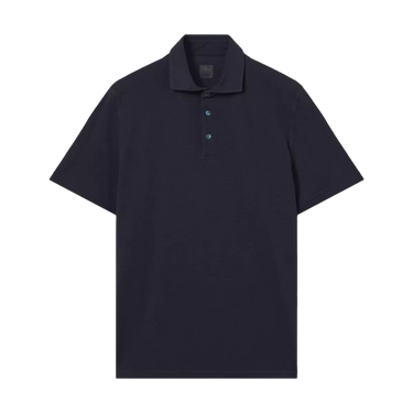 FEDELI Fedeli Polo Piquet Superlight Cotton - Dark Blue