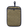 JACQUARD FRANCAIS Jacquard Francais pot mitt Festin Blue