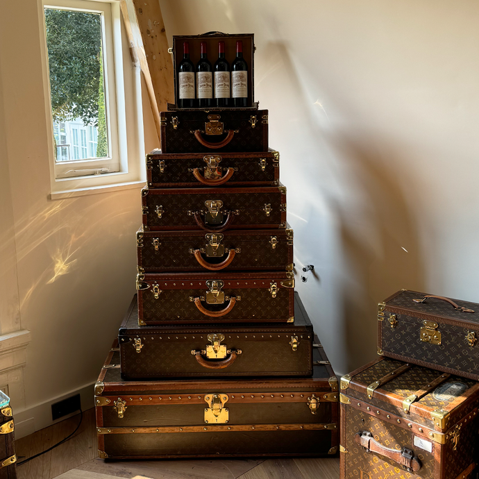 Vintage luggage Louis Vuitton luggage with a history Villa Arte