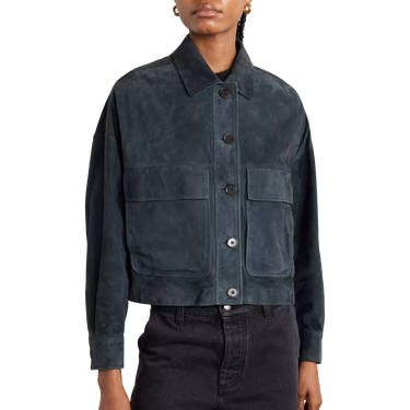 ARMA Arma Miri Suède Jacket Donkerblauw - Sisera Laren